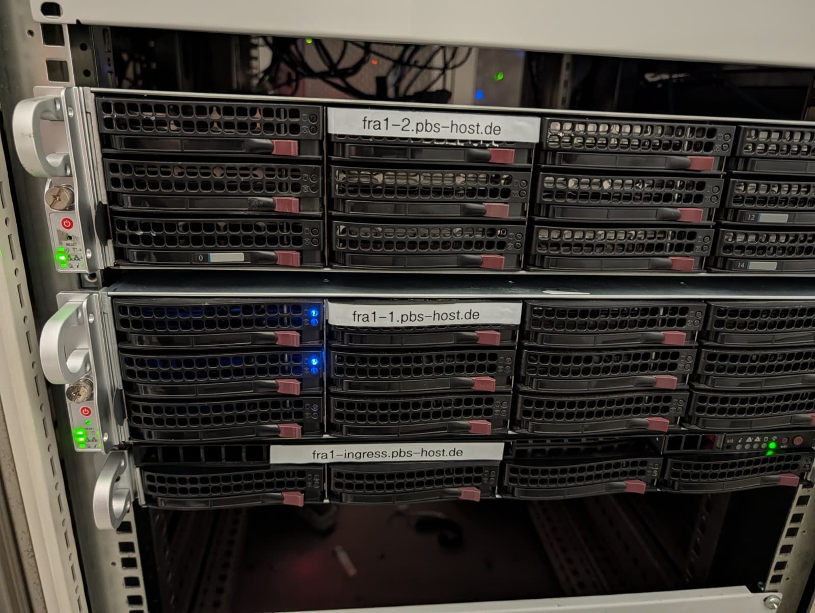 Frankfurt Datacenter - Rack View