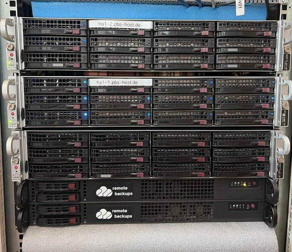 Frankfurt Datacenter - Rack View