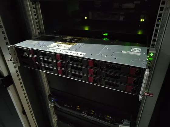 Our hardware in the Hamburg datacenter